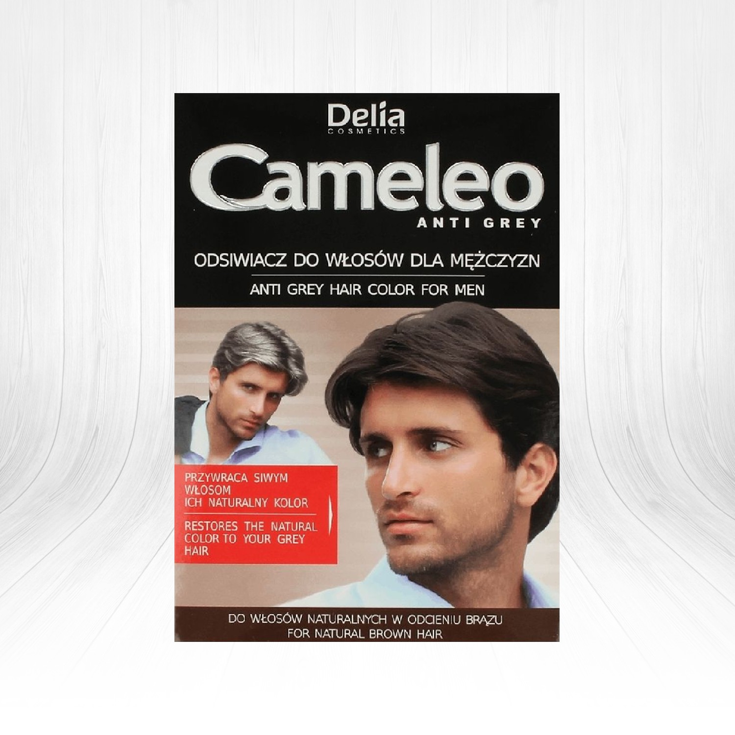 Delia Cameleo Men Anti ey Hair Doğal Kahve Saçlar İçin Renk Kırıcı Saç Boyası